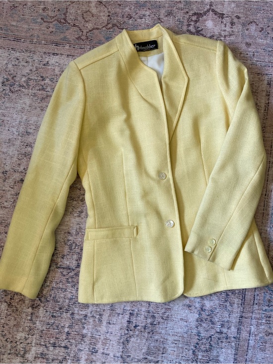 Hobnobber of Toronto Jackets & Blazers - Vintage, yellow blazer